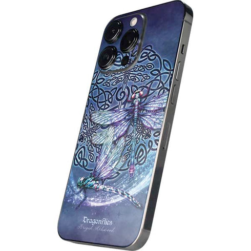 Brigid Ashwood Dragonfly Celtic Knot iPhone 14 Pro Skin